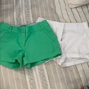 J crew chino shorts 2 pairs